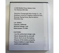 Olympia Batteria di ricambio originale per cellulare NEO Mini - Li-Ion 3,8 V 2400 mAh - Non compatibile con il modello NEO
