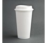 Olympia Bicchieri da caffè riutilizzabili in polipropilene, 16 oz (confezione da 25)