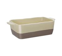 Olympia Casseruola rettangolare crema e tortora, 2,5 l