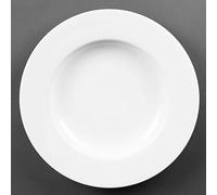 Olympia cb485 Whiteware piatto (Confezione da 4)