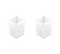Olympia Cestello per posate quadrato 140 x 110 x 110 MM porta utensili da cucina cucchiaio vassoi (Confezione da 2)