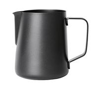 Olympia CM607 - Brocca per latte antiaderente, 20 oz, colore: Nero