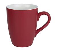 Olympia CS043 - Tazza opaca, 320 ml, colore: rosso pastello
