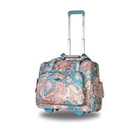 Olympia Deluxe Fashion Rolling Overnighter, Paisley (multicolore) - RT-3400-PS