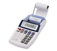 Olympia Desktop calculator with paper roll with 12-digit LCD display I Handy cal
