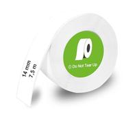 Olympia Etichette senza fine, colore bianco, etichette per stampante di etichette, 14 x 40 mm, etichetta per stampanti P22, etichette per stampanti di etichette, non rivestite, 180 pezzi per rotolo