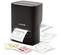 Olympia Eitkette Stampante PM220 Stampante per etichette Bluetooth nera autoadesiva per casa e in viaggio Stampante a trasferimento termico portatile per etichette impermeabili Stampante mobile per