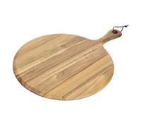 Olympia GM308 tavola di legno rotonda con manico, in acacia, 330 mm