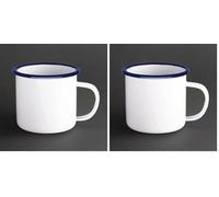 Olympia GM516 Tazza Smaltata 350 ml, 6 Pezzi (Confezione da 2)