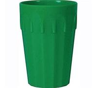 Olympia Kristallon Cb776 Bicchiere in Policarbonato, Colore Verde, Confezione da 12