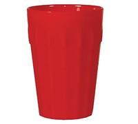 Olympia Kristallon CE273 Bicchiere in Policarbonato, colore: rosso (Confezione da 12)