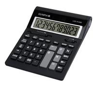 OLYMPIA LCD612SD - Calcolatrice da tavolo, LCD 612 SD, nero