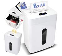 Olympia MC 2508 S distruggidocumenti | trituratore carta e trituratore per documenti | trituratore P5 microtaglio | 8 fogli | volume di raccolta 25 l | trituratore silenzioso | trituratore di carta