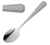 Olympia Monaco - Cucchiaio da dessert, 190 mm, 18/0, in acciaio inox, 12 pezzi