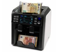 Olympia NC 800 - Contatrice per banconote, 2 sensori CIS, rilevamento di banconote false, scomparto per smistamento, fino a 1200 note al minuto