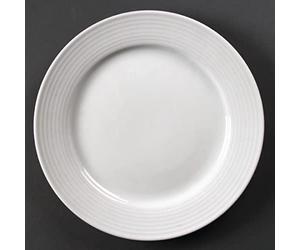 Olympia Nextday Catering u091 con piatti, lineare, larghezza 250 mm (Confezione da 12)