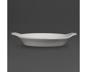 Olympia Nextday Catering W439 rotondo con maniglie motivo galletto, altezza 34 mm x 167 mm larghezza x 137 mm di diametro (Confezione da 6)