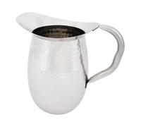 Olympia Olympia - Brocca martellata, 2 l, colore: Argento