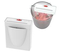 OLYMPIA PS 36 Pro Distruggidocumenti Bianco | Trituratore carta con taglio a strisce 6 mm | Trituratore per la casa | Shredder Paper Shredder Paper Shredder | Con inserto universale