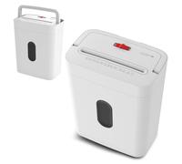 OLYMPIA PS 53 CC Pro Distruggidocumenti bianco | Trituratore carta per casa ufficio e ufficio | Trituratore documenti P-4 | Taglio a particelle 4 × 38 mm | 6 fogli di carta trituratore | 15 l di carta