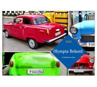 Olympia Rekord - Ein Klassiker von Opel (Tischkalender 2026 DIN A5 quer), CALVENDO Monatskalender: Der deutsche Oldtimer Opel Olympia Rekord in Kuba