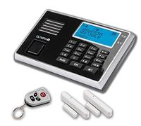 OLYMPIA Sistema di Allarme con Batteria Alcalino Nera e Argento 5903