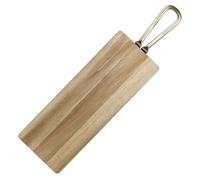 Olympia Tavola rettangolare in legno di acacia con manico in metallo, 575x150x20mm