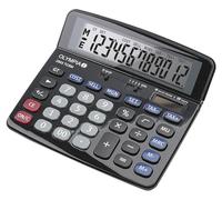 Olympia Tools 40183 2503 - Calcolatrice desktop con calcolatrice finanziaria, nero/blu/grigio