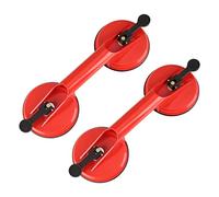 Olympia Tools Ventose in plastica resistente con manico per piastra sottovuoto, ganci per sollevare grandi vetri/piastrelle, sollevatore a ventosa per vetri/vetri/cuscinetto per