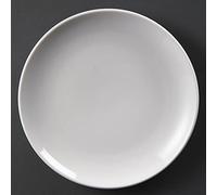Olympia u078 Whiteware piatto Coupe, Colore: Bianco (Confezione da 12)