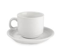 Olympia u084 lineare Stacking Tazza di tè, colore: bianco (Confezione da 12)