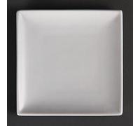 Olympia u153 Whiteware piatto quadrato, colore: bianco (Confezione da 12) - NUOV