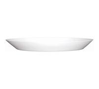 Olympia U161 Whiteware ciotola bordo inclinato, Bianco (Confezione da 12)