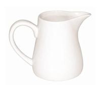 Olympia U819 Whiteware Bricco per latte o panna, bianco (Confezione da 6)