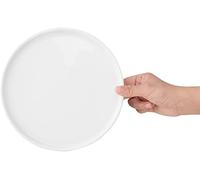 Olympia Whiteware - Piatto rotondo piatto, 215 mm, confezione da 6