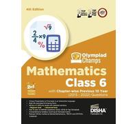 Olympiad Champs Mathematics Class 6 with Chapter-Wise Previous 10 Ye (Tascabile)