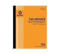 Olympic No 726 Duplicate Tax Invoice & Statement (50 Leaf)