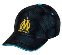 OLYMPIQUE DE MARSEILLE Berretto Fan Om - Collezione Ufficiale Regolabile ragazzo, Nero , Taglia unica