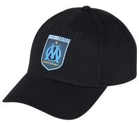 OLYMPIQUE DE MARSEILLE Berretto Om, collezione ufficiale, taglia regolabile, uomo, taglia unica, colore: Nero