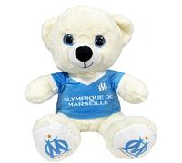 OLYMPIQUE DE MARSEILLE Peluche Orso Om, 35 cm, collezione ufficiale