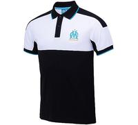 OLYMPIQUE DE MARSEILLE Polo Fan Supporter Om, collezione ufficiale da uomo, bianco, S
