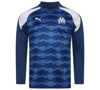 Olympique Marsiglia Puma Uomo Training Felpa Ligue 1 Blu Nuovo