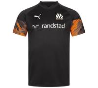 Olympique Marsiglia Puma Uomo Training Maglia Jersey Ligue 1 Nero Nuovo