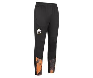 Olympique Marsiglia Puma Uomo Training Pantaloni Ligue 1 Nero Nuovo