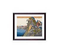 olympus Ando Hiroshige - Kit per ricamo a punto croce, motivo: vista lago (Hakone)