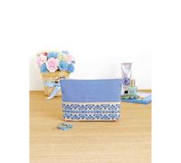 Olympus counted Kogin stitch kit "Switching Pouch Blue", 12x18x3cm, originale da