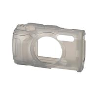 Olympus custodia scatola per corpo TG-6 in silicone grigio traslucido