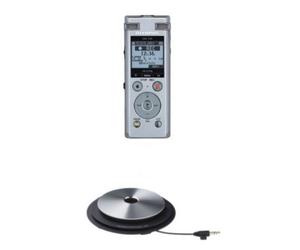 Olympus DM-720 + 1 microfono ME-33 Registratore digitale professionale + 1 microfono ME-33, con grande qualità del suono e impostazioni avanzate