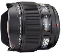 Olympus Zuiko Digital ED 8mm Fisheye 1:3.5 Obiettivo Fisheye Quattro Terzi Pro, Nero