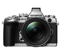 Olympus OM-D E-M1 Fotocamera Mirrorless 16.3 MP, Kit Obiettivo M. Zuiko Digital ED 12-40 mm 1:2.8, Display LCD TFT 3", HDR, Argento/Nero